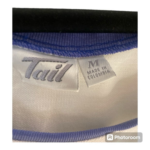 Tail Tennis Tank Top White/Grey piping size M - Picture 8 of 8